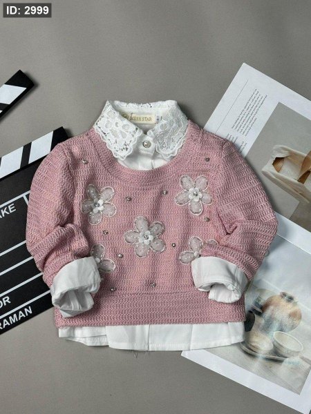 بلوزة بناتي قطعتين 1-16