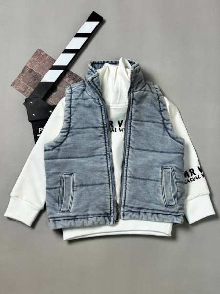 فيست جينز مع بلوزه ولادي