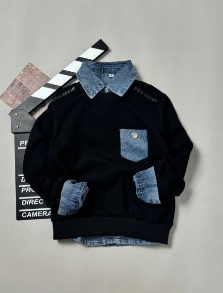 بلوزة ولادي قطعتين 2-8