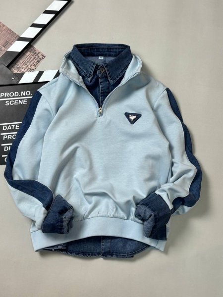 بلوزة ولادي قطعتين 2-8