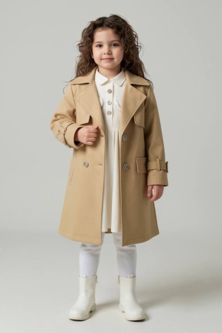 ترانشكوت مع فستان 4-7