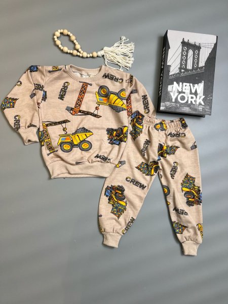 بجامة ربيعي ولادي 3-12 جرافة