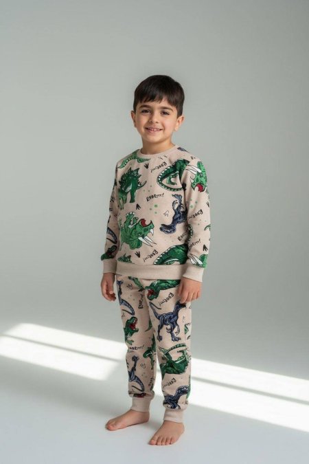 بجامة ولادي ربيعي ديناصور