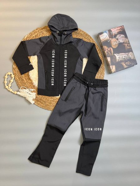 رمادي و اسود