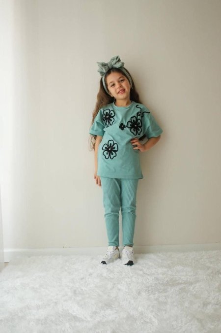 بدلة زارا بناتي ورده 3-10