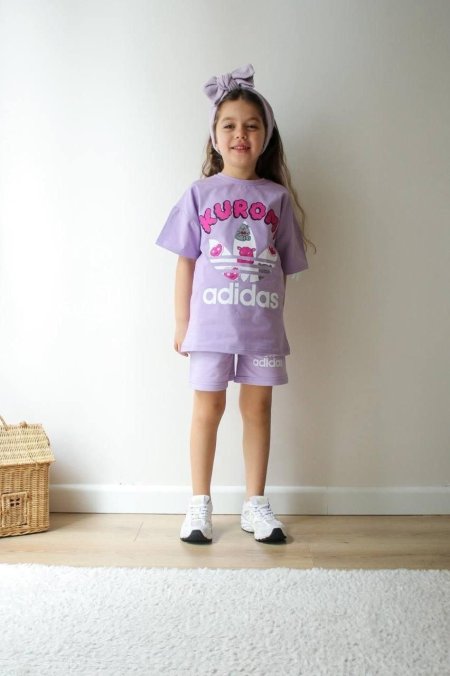 بدلة زارا بناتي  كرومي اديداس 3-10