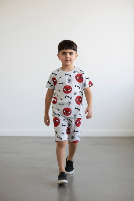 بجامه سبايدرمان صيفي 2-8